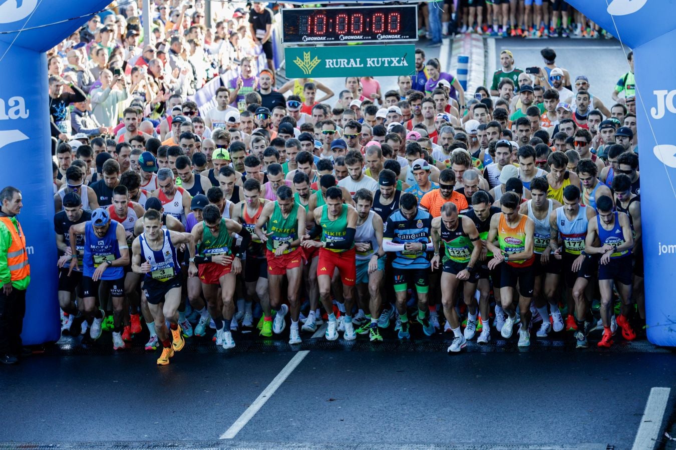 Las salida de la Behobia - San Sebastián, en imágenes