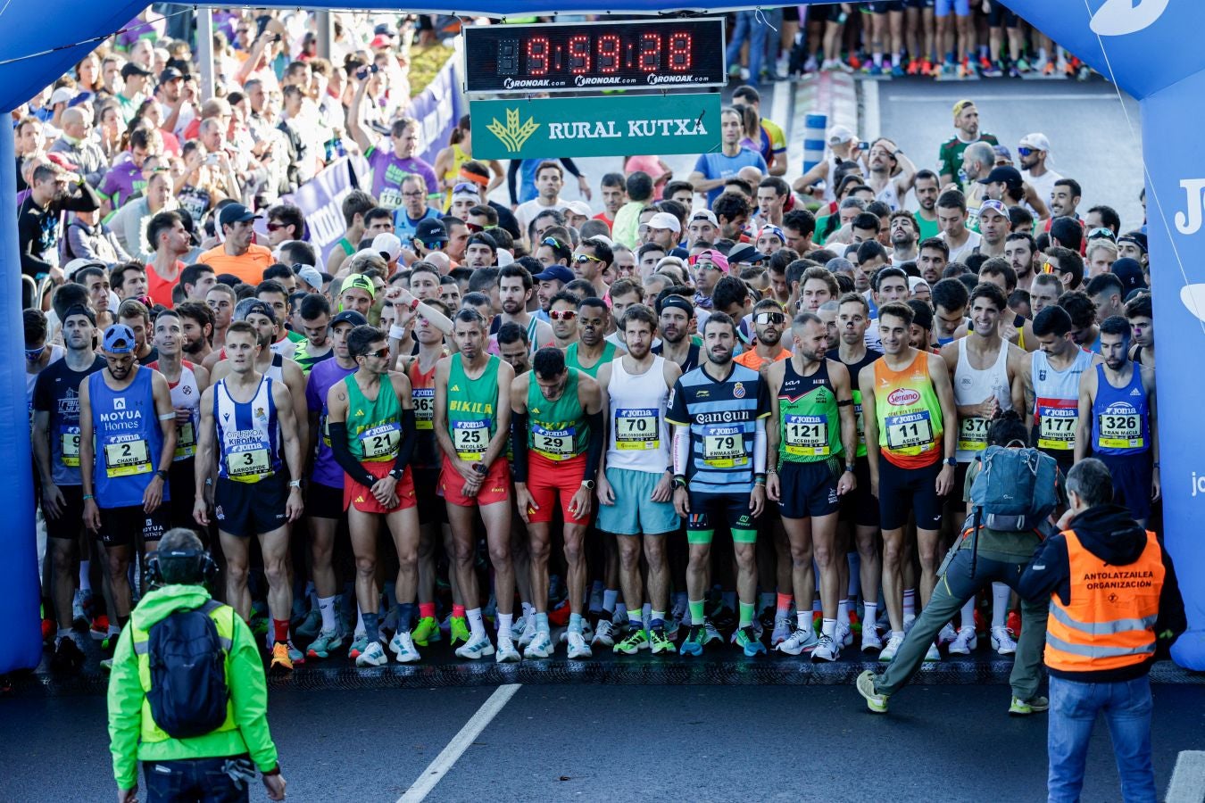 Las salida de la Behobia - San Sebastián, en imágenes