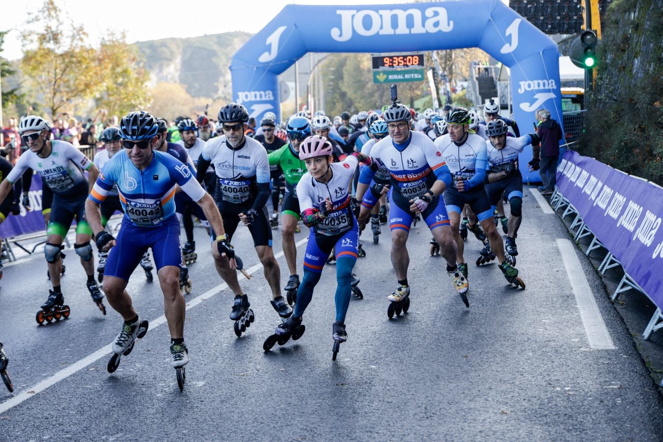 Las salida de la Behobia - San Sebastián, en imágenes