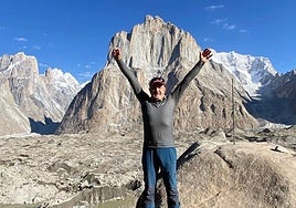 Sebastián Álvaro, durante una expedición en Pakistán.