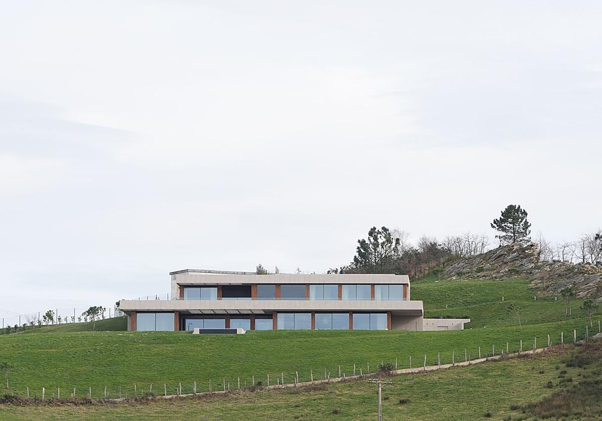 Imagen exterior de Villa Txalin, en el barrio donostiarra de Igeldo.