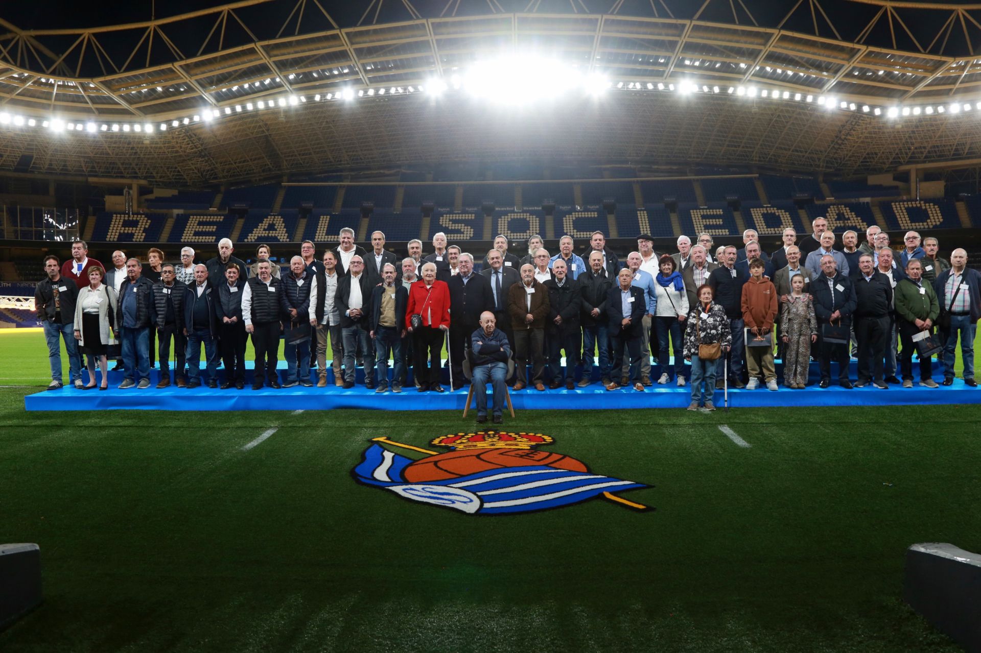 Un emotivo homenaje en Anoeta