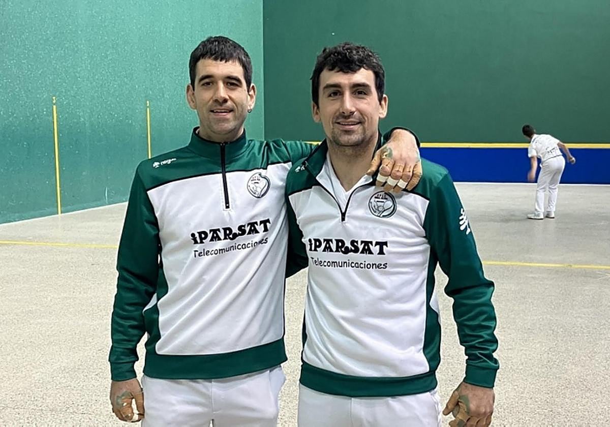 Aranguren y Santxo cayeron en la final.