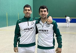 Aranguren y Santxo cayeron en la final.