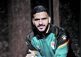 Hamed Hamdan, en el Colegio Mayor Unamuno de Bilbao.