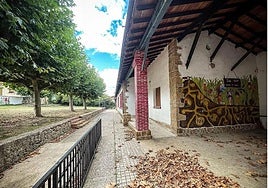 Instalaciones del polémico udaleku de Bernedo.