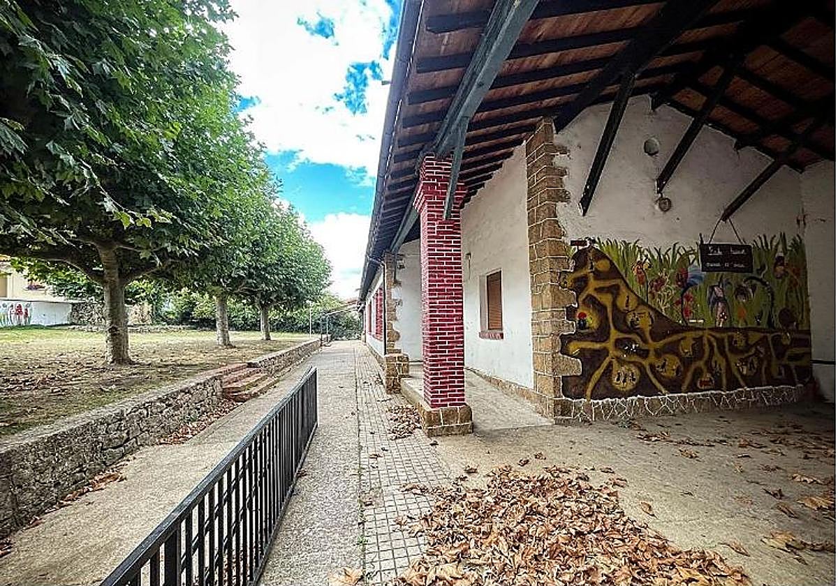 Instalaciones del polémico udaleku de Bernedo.