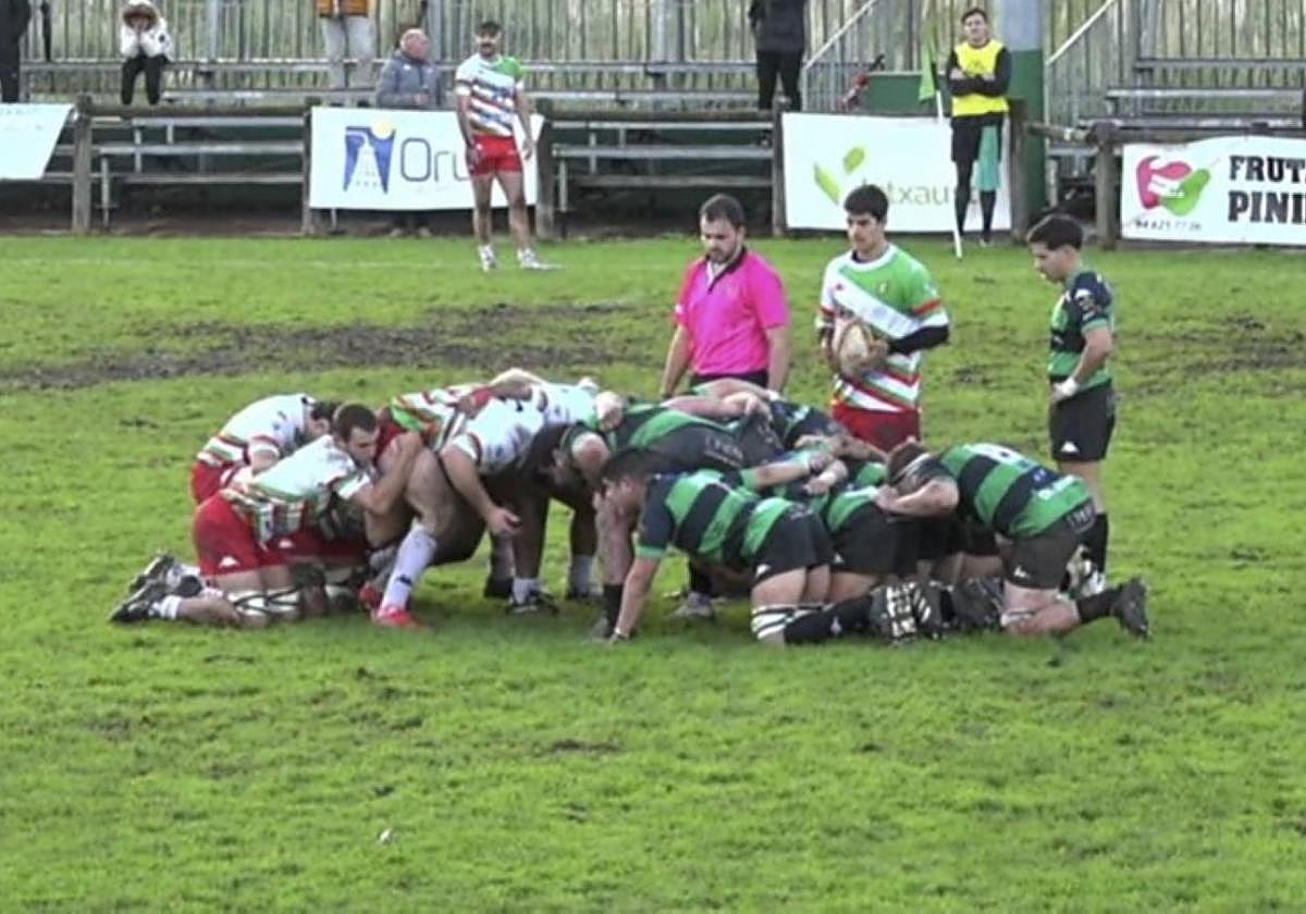 Imagen del partido jugado ante el Pozuelo.