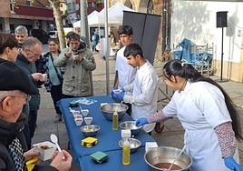 Una anterior edición de la degustación de alubias de FP de cocina.