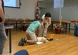 Imagen de las prácticas realizadas el pasado curso en la formación.