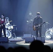 Gorka Urbizu estuvo arropado por una auténtica banda de músicos de lujo.