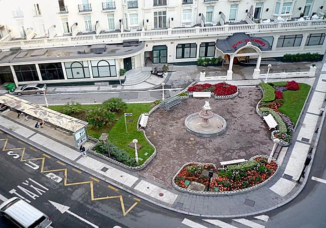 2018. Los jardines de la fuente, antes del comienzo de las obras del Topo.