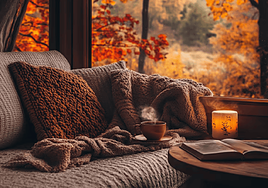 Ambiente otoñal en casa