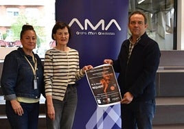 Maite Gartzia, Arantxa Arzamendi, y Andoni Sierra.