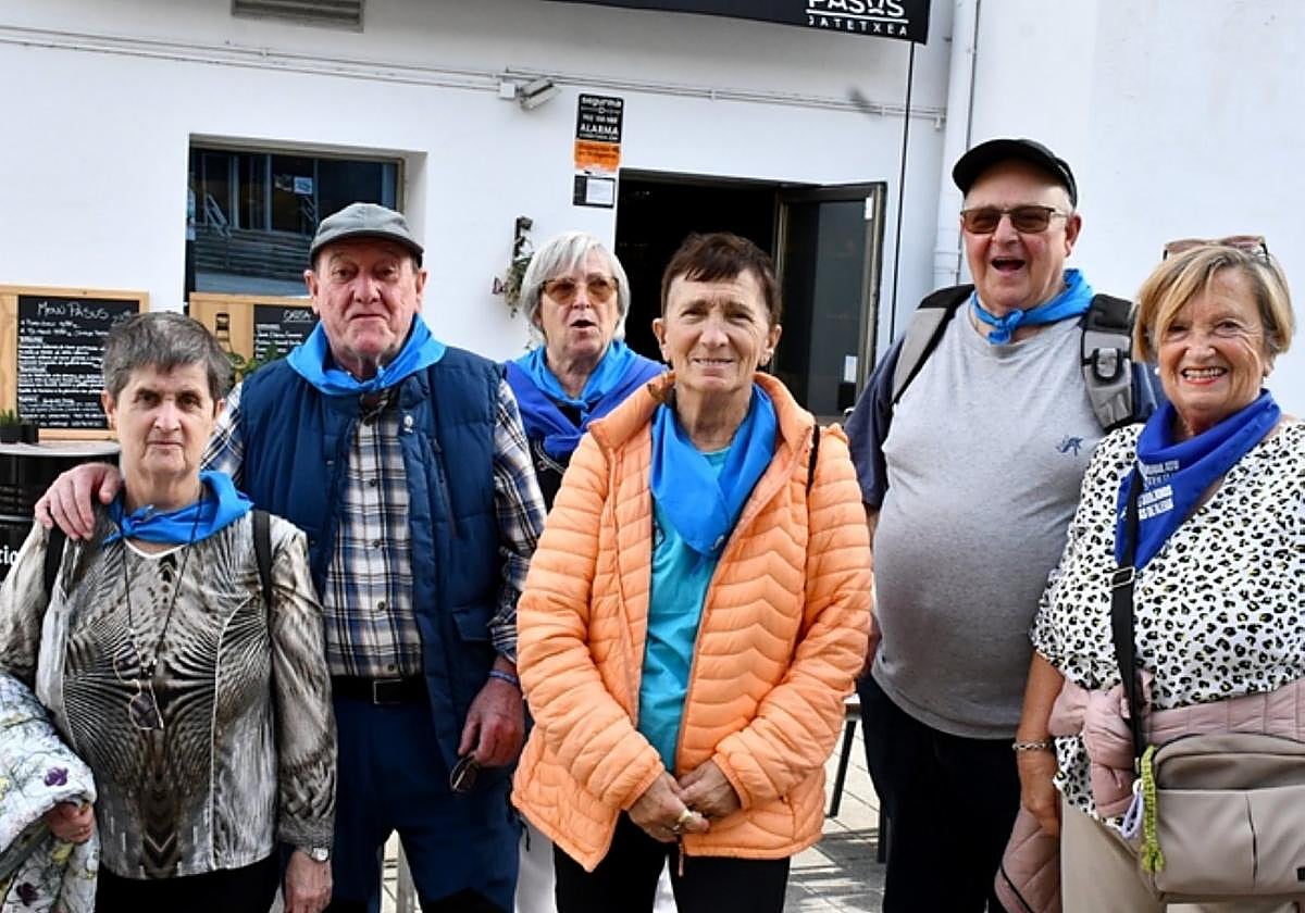 Marcha de jubilados comarcal entre Villabona y Zizurkil