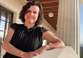 La historiadora Silvia Ribelles en el Packard Institute Humanities de California.