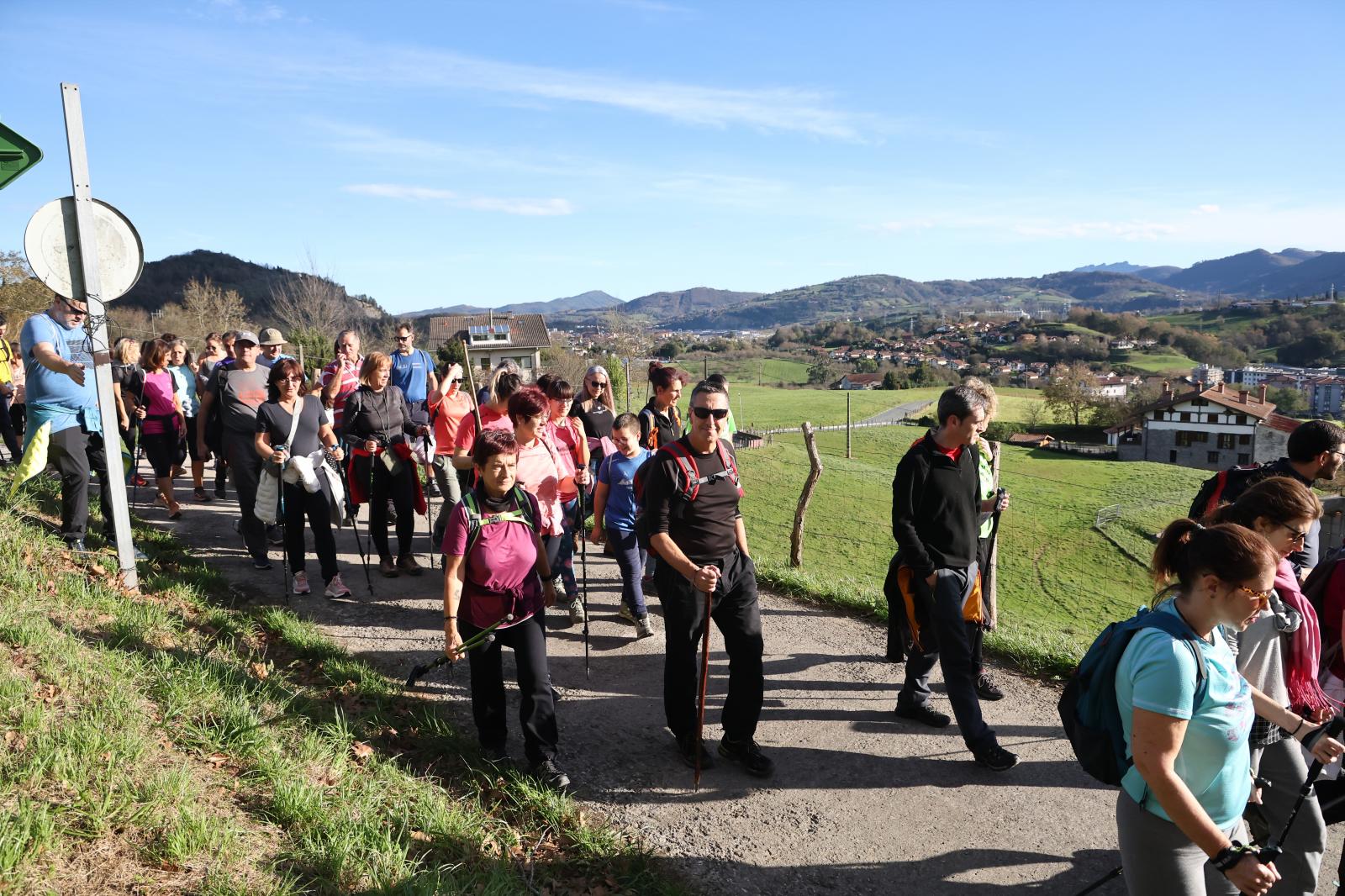 Éxito de la salida al Buruntza con Mendira
