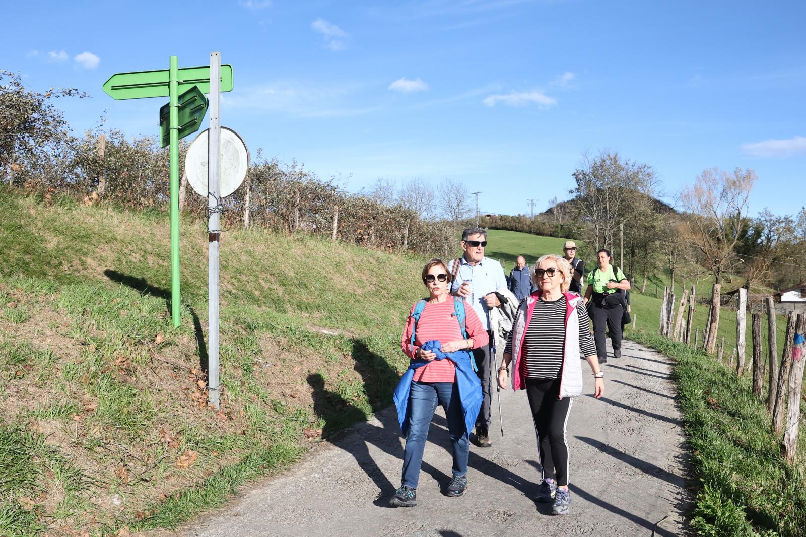 Éxito de la salida al Buruntza con Mendira
