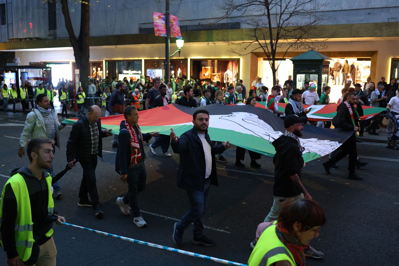 Las imágenes de las manifestaciones de Bilbao
