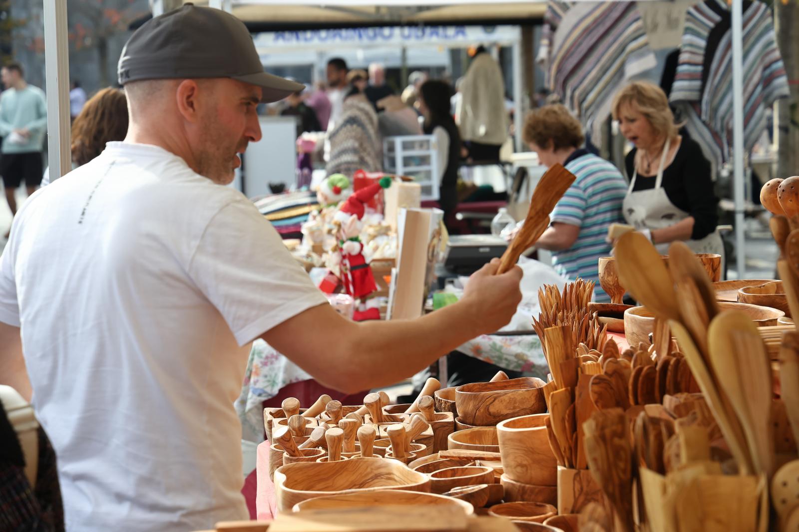 Sabor y tradición en la feria de Andoain