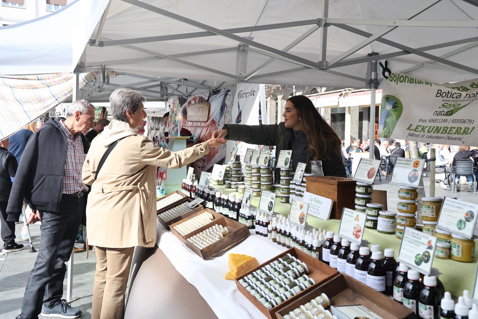 Sabor y tradición en la feria de Andoain