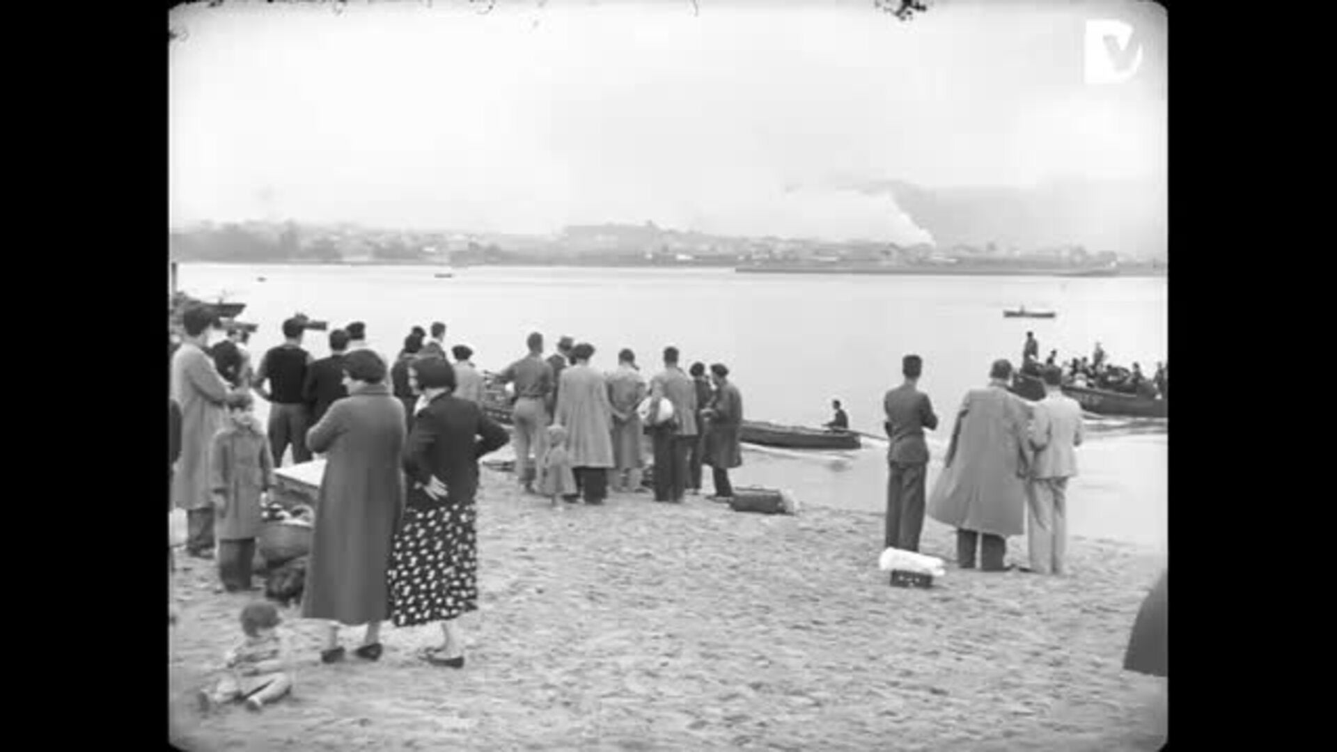 Imágenes inéditas de la Guerra Civil en Euskadi: la huida desesperada por la muga