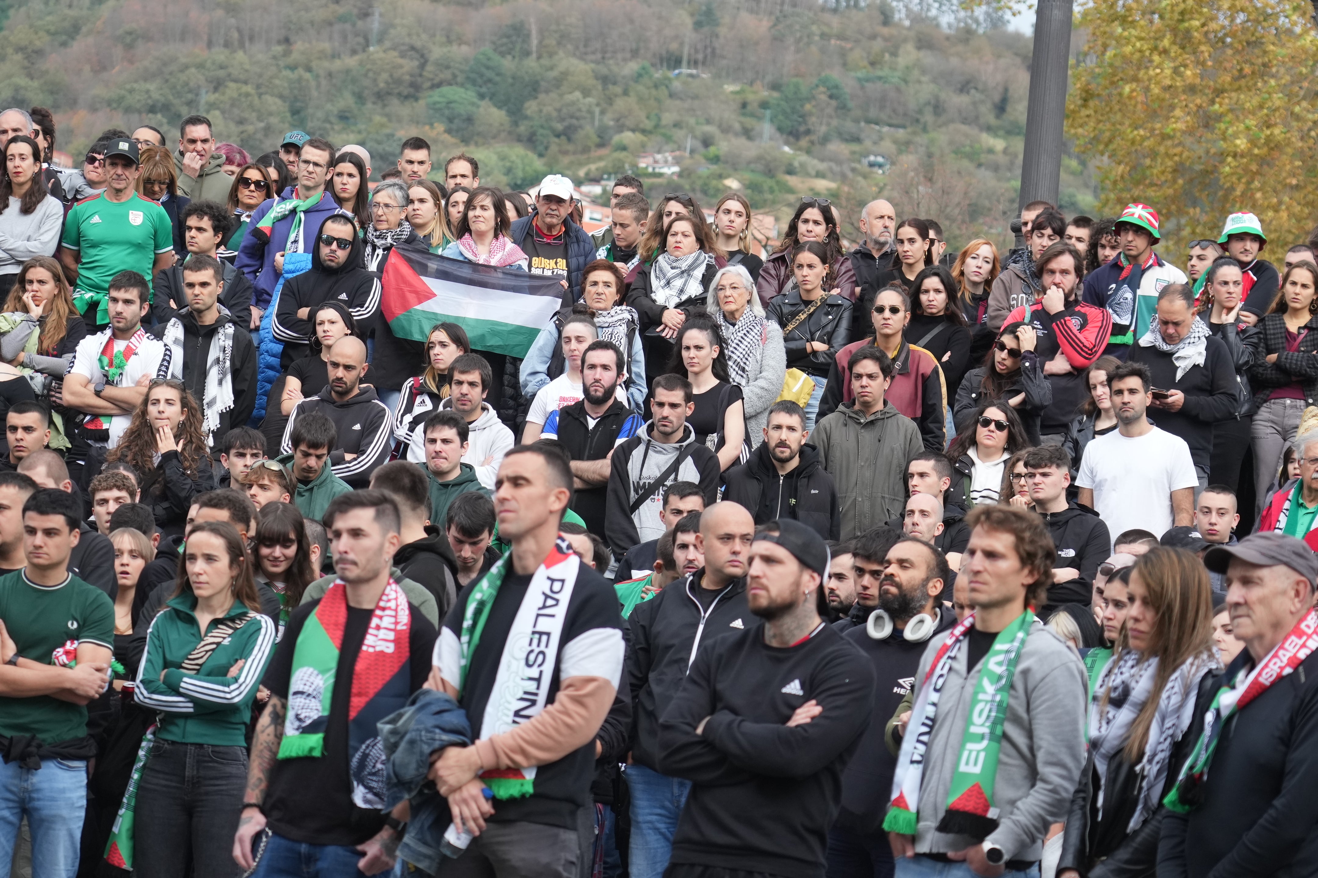 Las mejores imágenes de la fiesta por Palestina en Bilbao