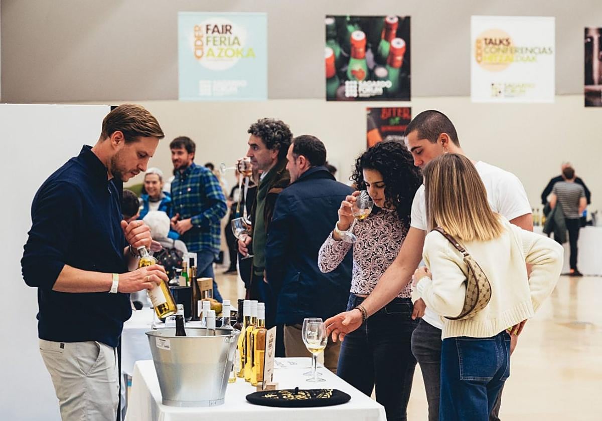 Imagen de la anterior edición de la Feria Internacional de Sidradentro del desarrollo de Sagardo