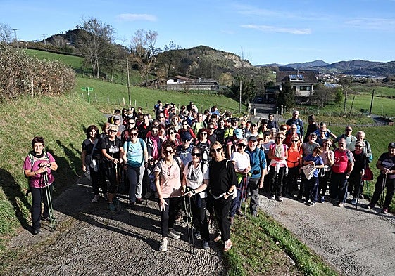 Ventosa visita de Mendira a Buruntza