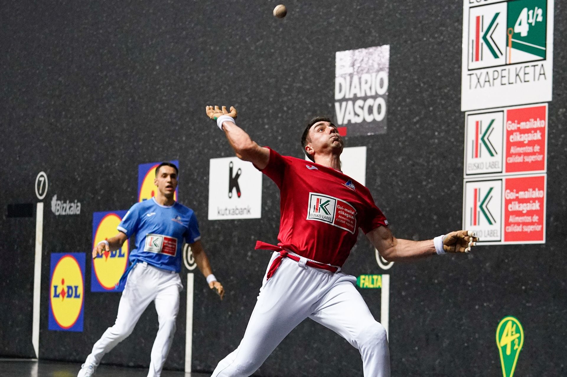 Fotos de la final del Cuatro y Medio: Etxeberria y Zabala