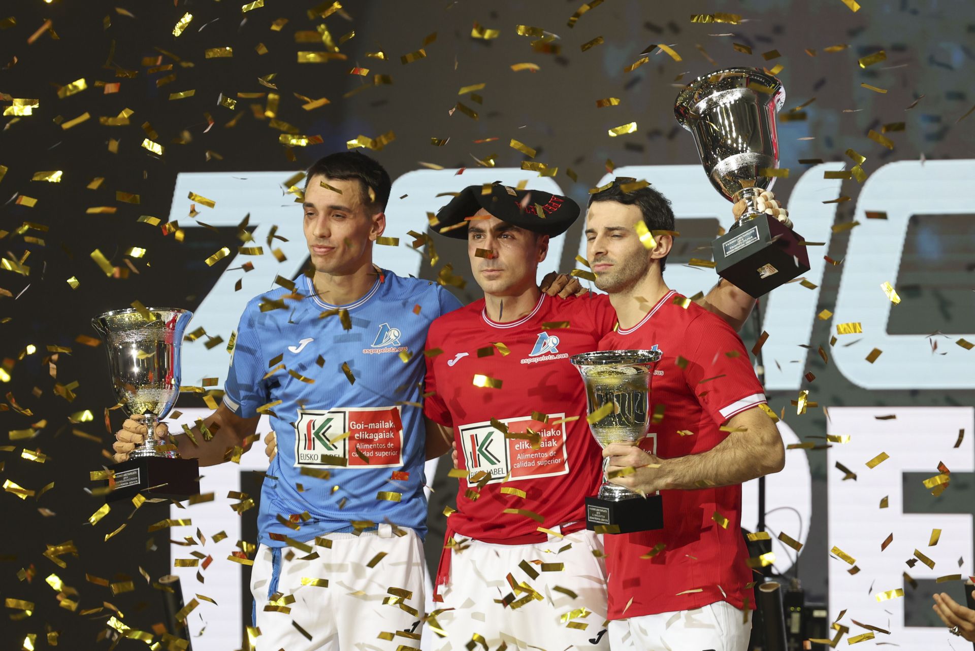 Fotos de la final del Cuatro y Medio: Etxeberria y Zabala