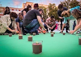 Acto en recuerdo de personas suicidadas con motivo del Día Internacional de los supervivientes por suicidio.