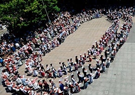 Imagen del Alarde de Kezka, en la Euskal Jaia.