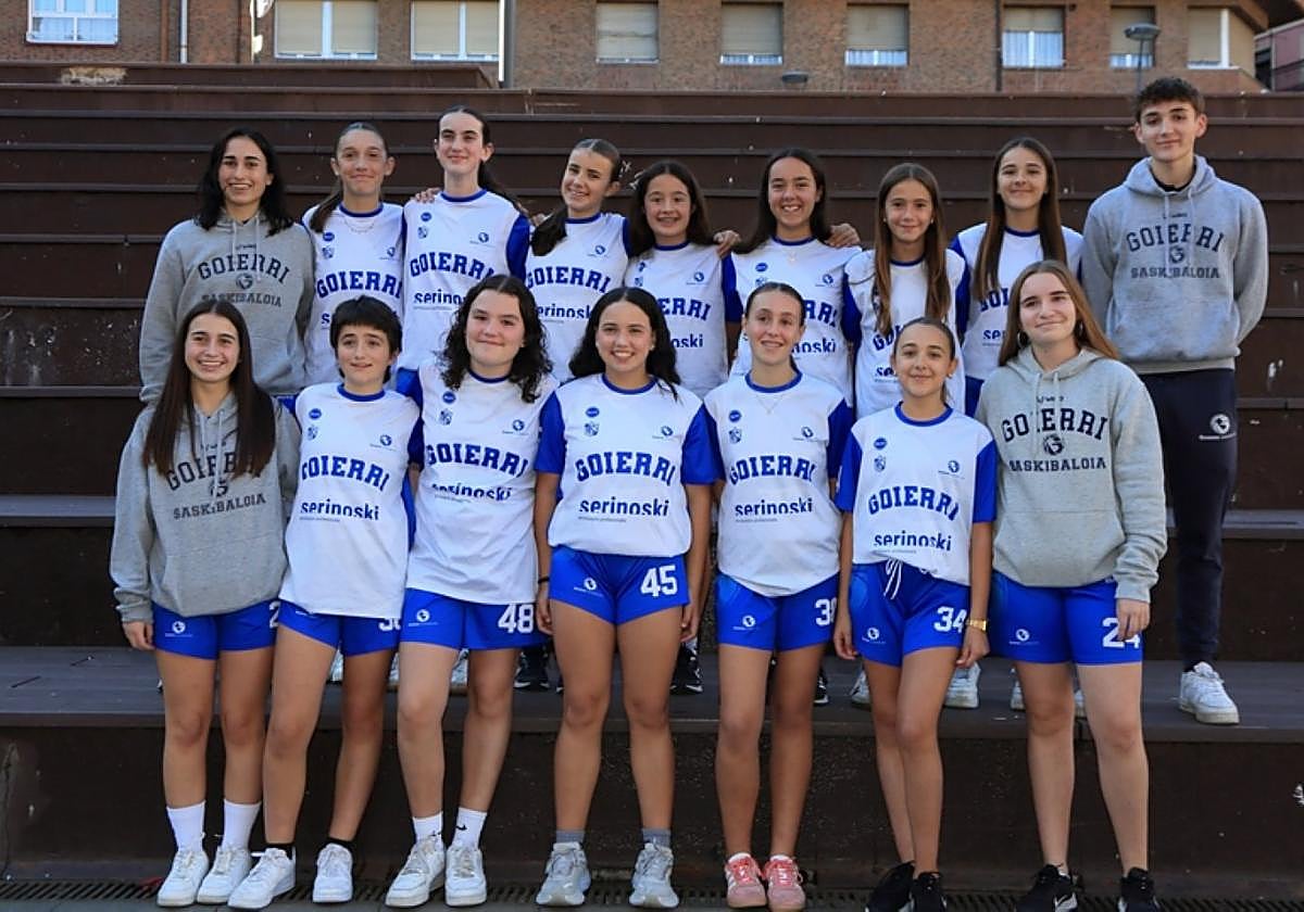 Goierri Serinoski saskibaloi taldea.