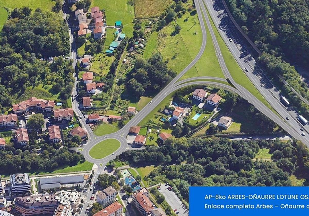 La Diputación considera el proyecto «una solución viaria muy necesaria y reclamada en Irun». .