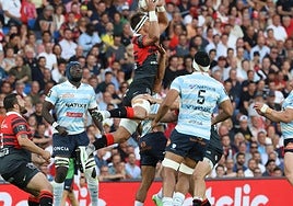 Partido del Top-14 entre el Toulouse y el Racing en Anoeta.