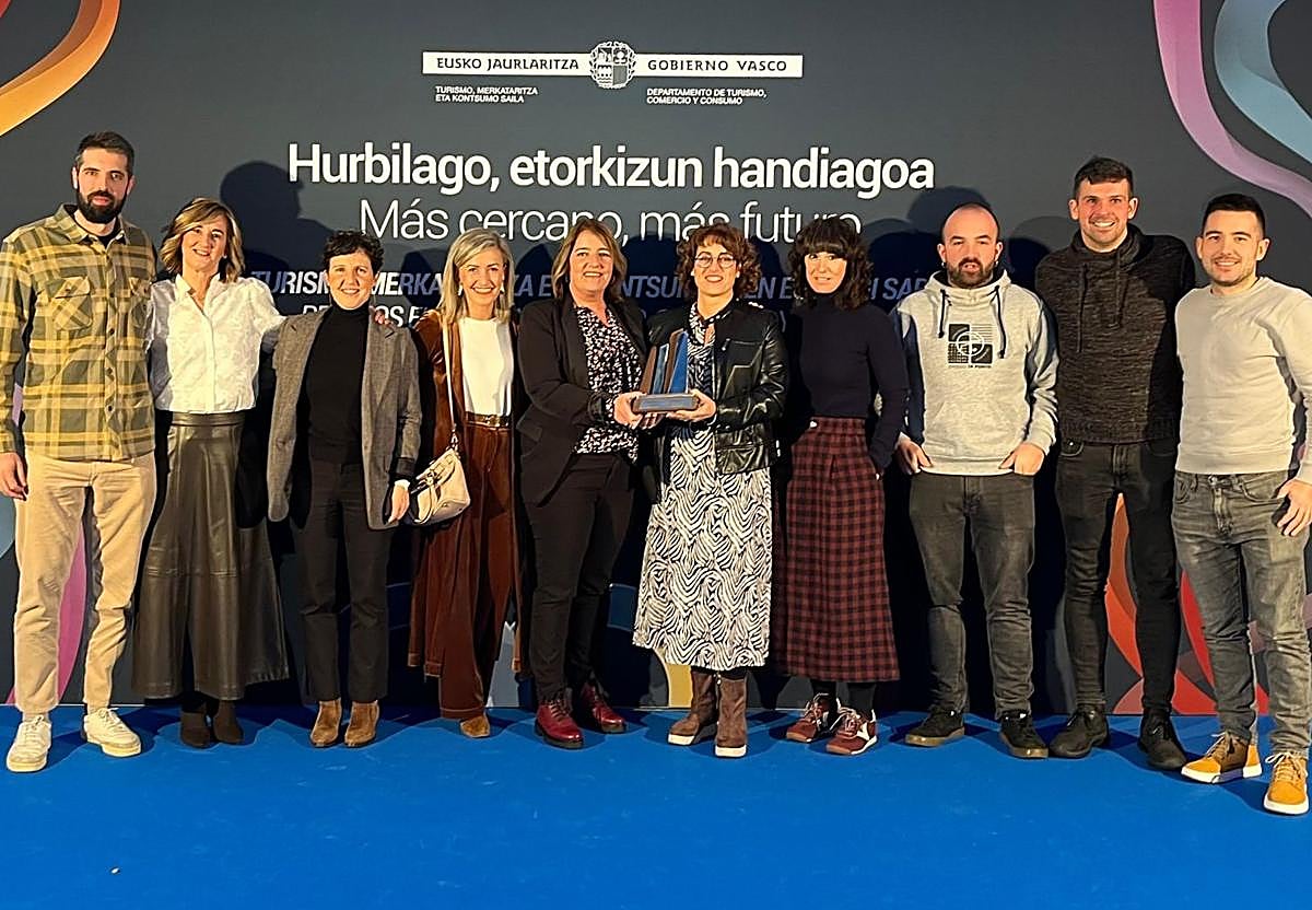 Bertan Merkatari Elkarteak Euskadiko Merkataritza Eremuen Dinamizazio Saria jaso du