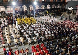 Iazko danborradaren une bat.