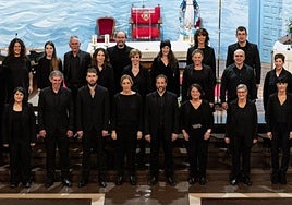 Eskifaia, en una actuación anterior en la iglesia de La Marina.