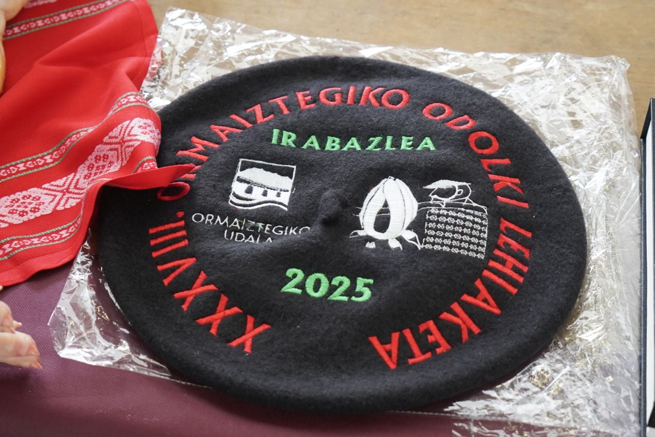 Odolkia, babarrunak eta ardoa nagusi Ormaiztegin