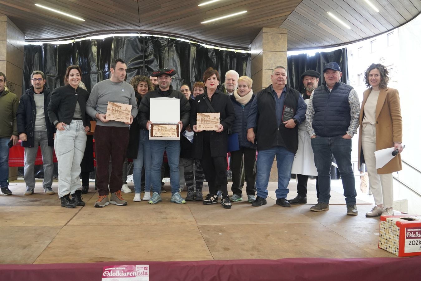 Odolkia, babarrunak eta ardoa nagusi Ormaiztegin