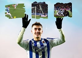 Gol de Barrenetxea a Osasuna: «Así sale uno de cada mil»