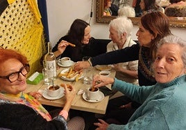 Animación en la txokolatada