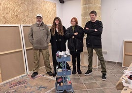 Arrieta, Goikoetxea, Cuesta eta Alonsok (Lasa falta da), Bilboko azokan lanak erakutsiko dituzte.