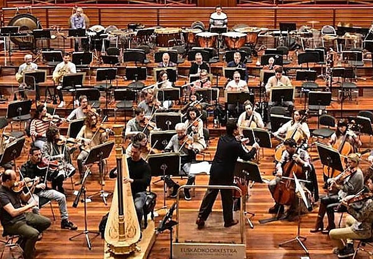 Euskadiko Orkestra visita Barcelona en un intercambio con la Simfònica catalana