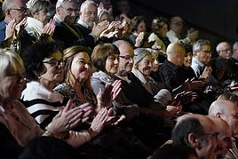 El público y los lectores de El Diario Vasco llenaron el aforo del auditorio del Aquarium de San Sebastián.