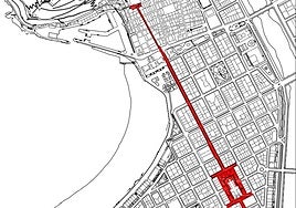 Eje que une la calle Mayor de la Parte Vieja con las calles Hernani y Loiola del Centro.
