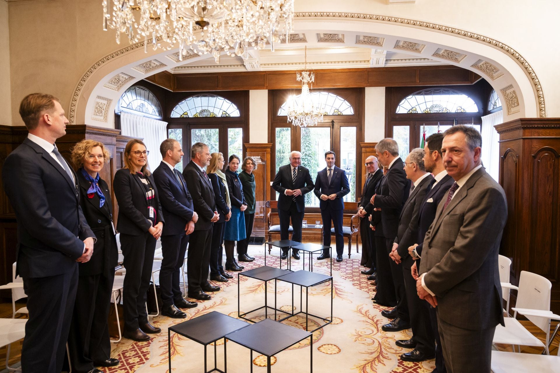 El Rey y el presidente de Alemania visitan Gernika