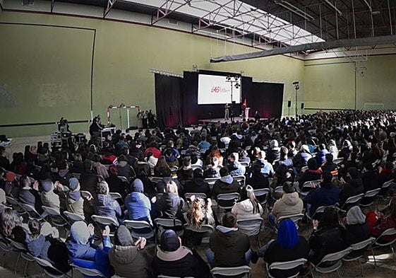 Acto de clausura del VIII Congreso del sindicato estudiantil.