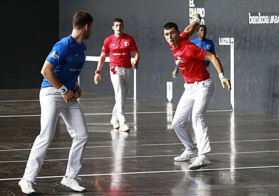 Eñaut Lizeaga, en un partido del Torneo Bankoa ABANCA-DV.